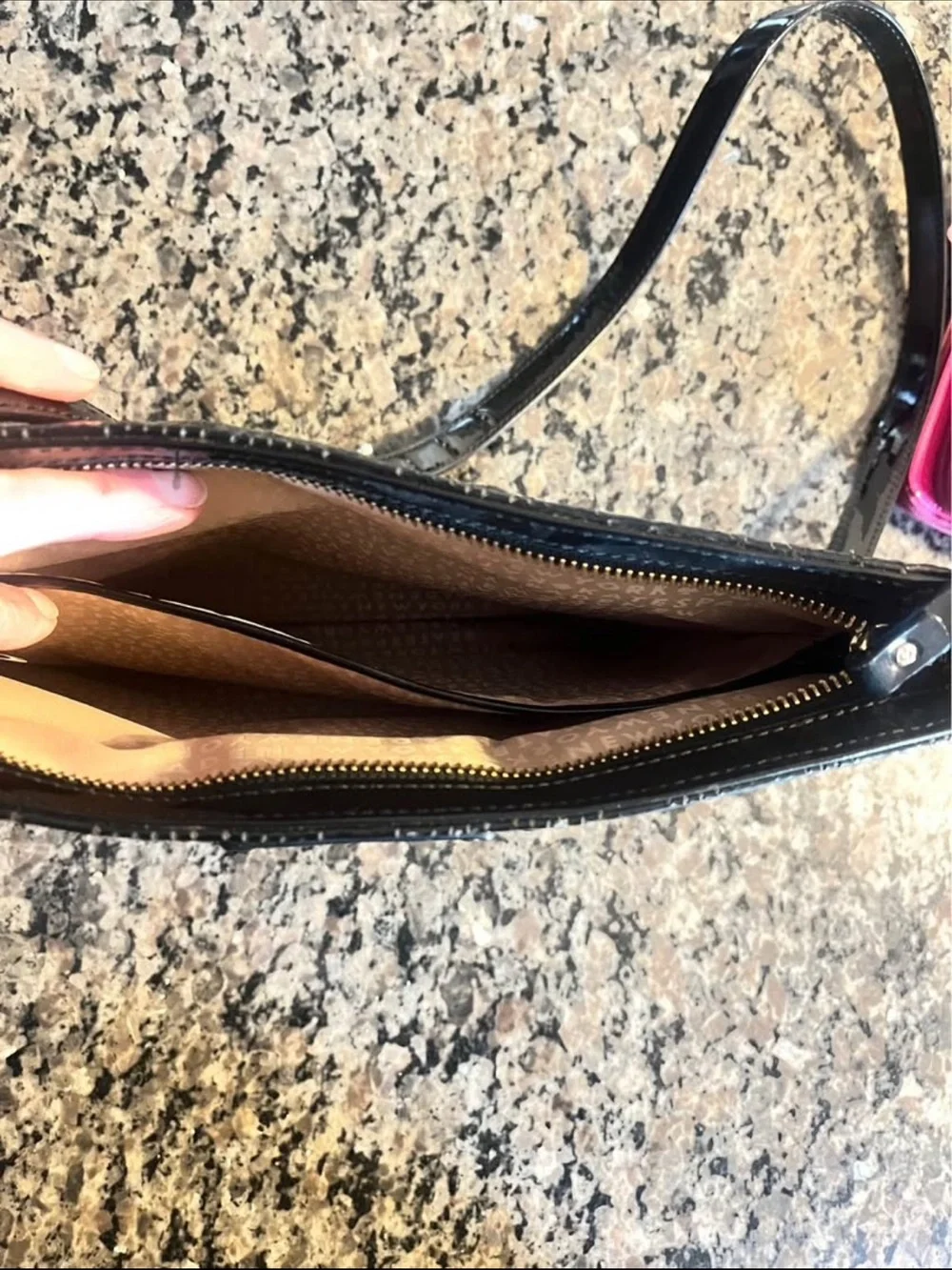 kate spade Black Patent Crossbody Bag